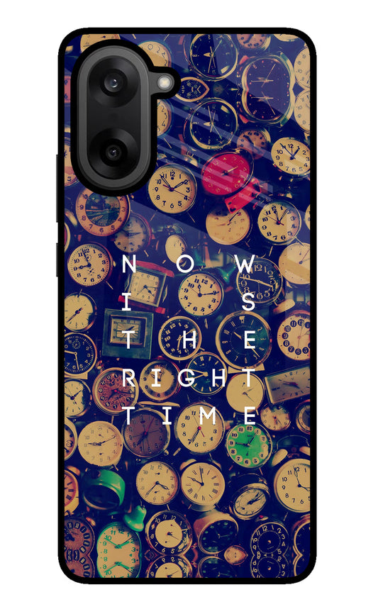 Now is the Right Time Quote OnePlus Nord CE5 Glass Case