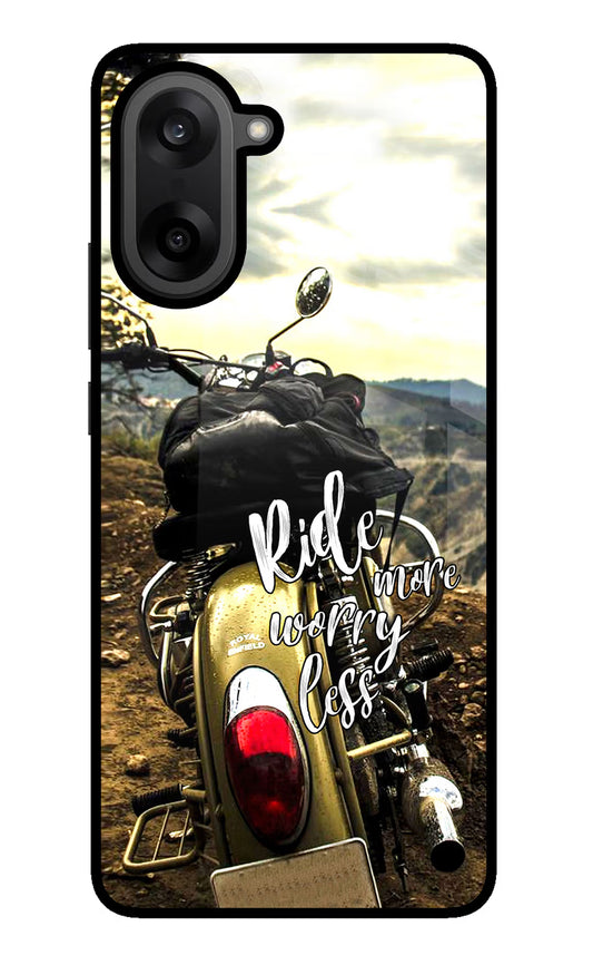 Ride More Worry Less OnePlus Nord CE5 Glass Case