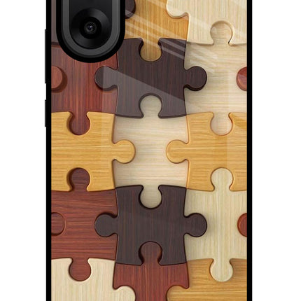 Wooden Puzzle OnePlus Nord CE5 Glass Case
