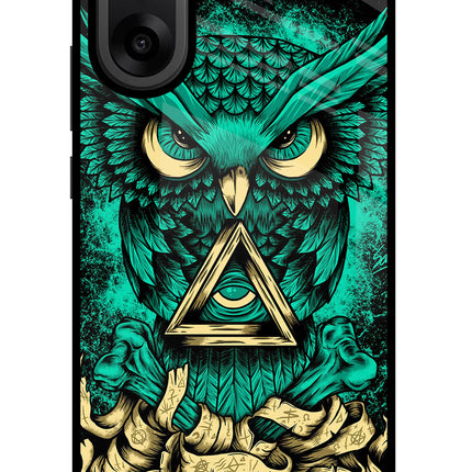 Green Owl OnePlus Nord CE5 Glass Case