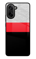 Tri Color Pattern OnePlus Nord CE5 Glass Case