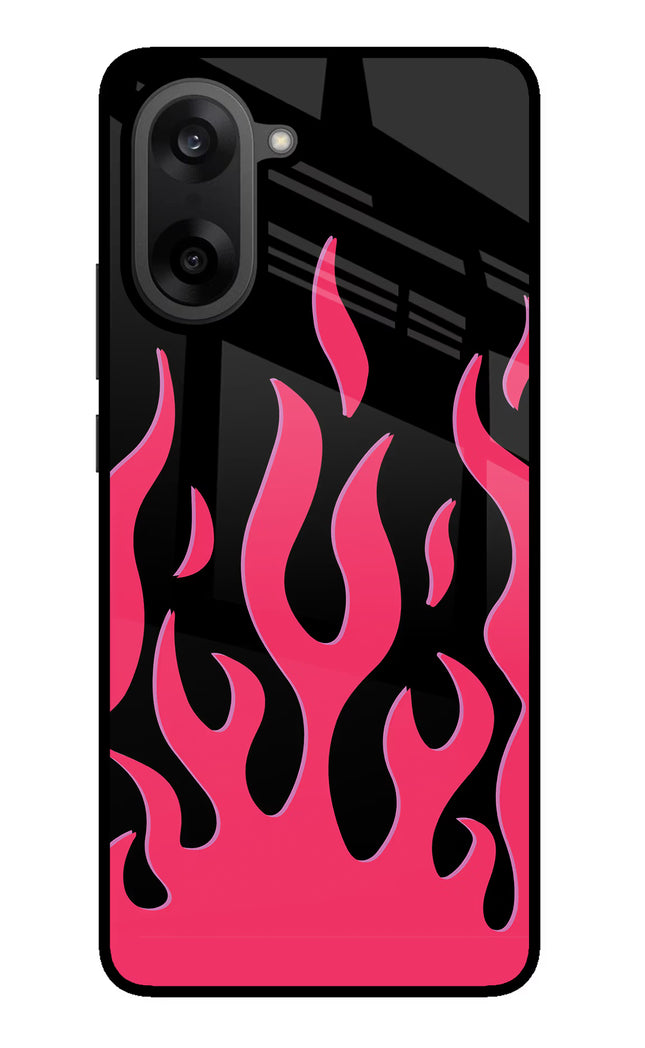 Fire Flames OnePlus Nord CE5 Glass Case