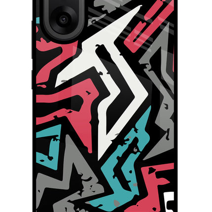 Geometric Graffiti OnePlus Nord CE5 Glass Case