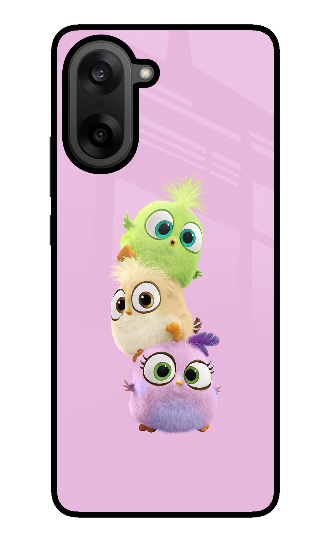 Cute Little Birds OnePlus Nord CE5 Glass Case Back Cover by Casekaro