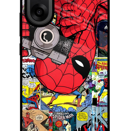 Spider Man OnePlus Nord CE5 Glass Case Back Cover by Casekaro
