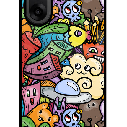 Veggie Doodle OnePlus Nord CE5 Glass Case