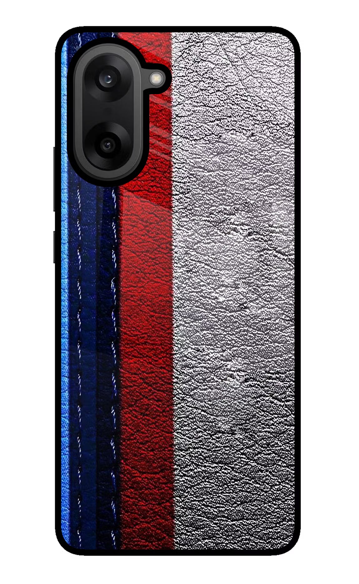 BMW Stripes OnePlus Nord CE5 Glass Case Back Cover by Casekaro