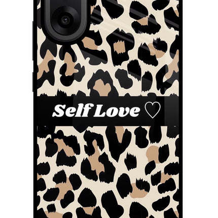 Leopard Print Self Love OnePlus Nord CE5 Glass Case