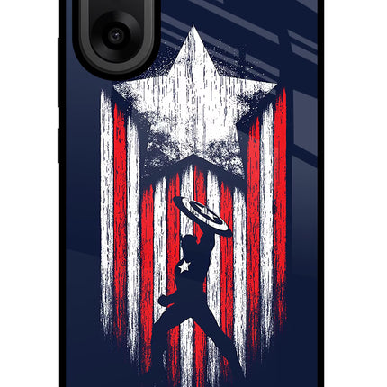 Captain America Marvel Art OnePlus Nord CE5 Glass Case