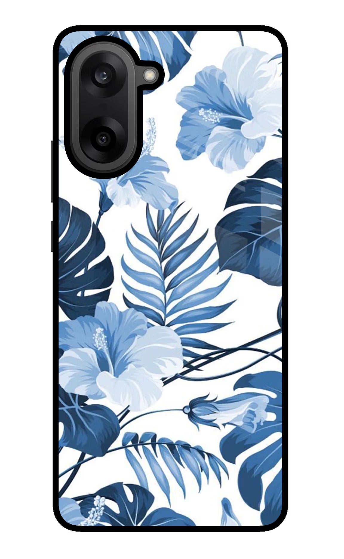 Fabric Art OnePlus Nord CE5 Glass Case Back Cover by Casekaro