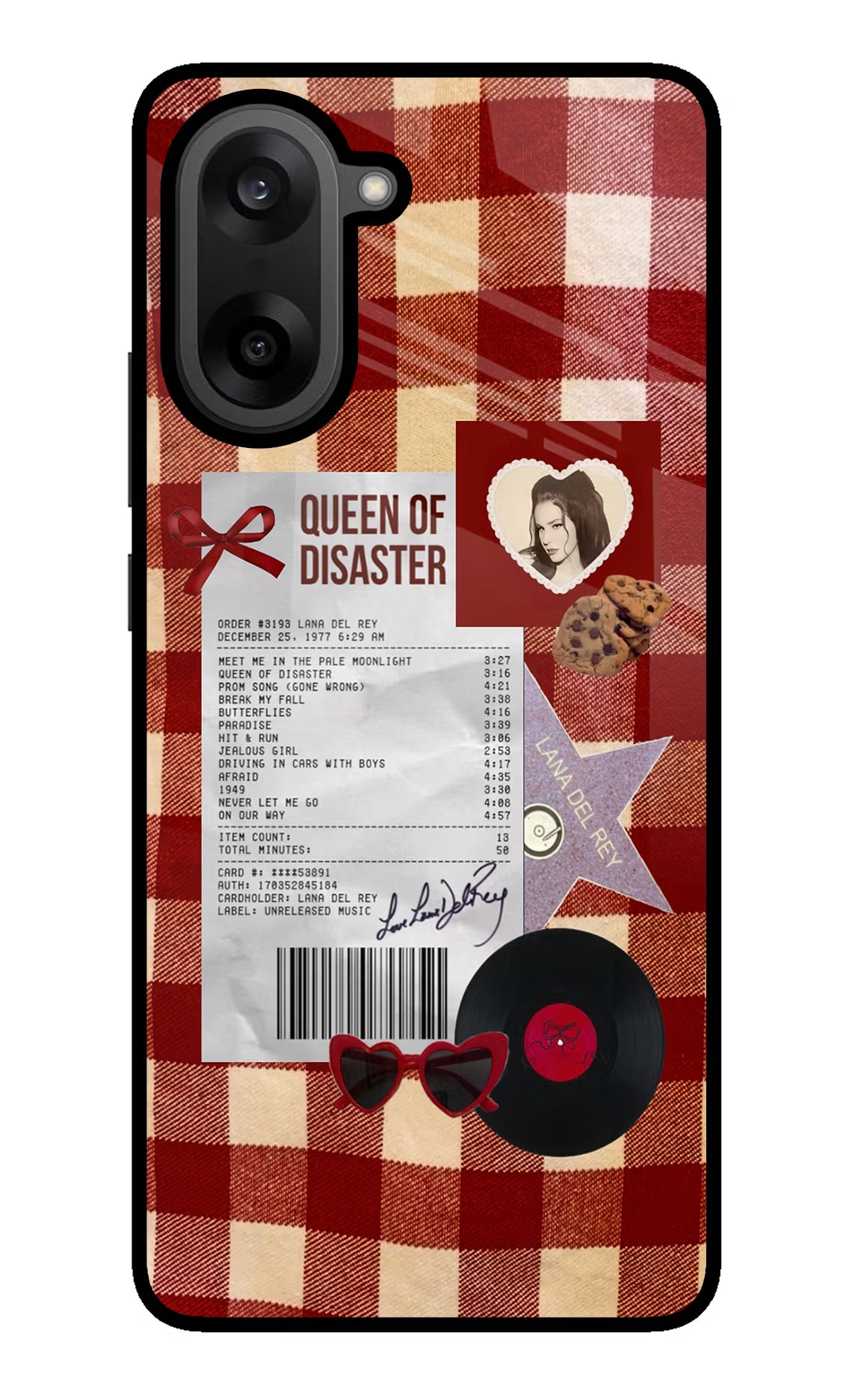 Queen of Disaster OnePlus Nord CE5 Glass Case Back Cover by Casekaro