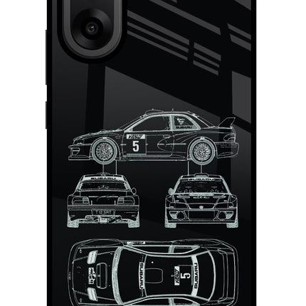 WRC'99 OnePlus Nord CE5 Glass Case Back Cover by Casekaro