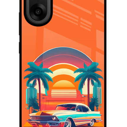 Palm Drive 80s OnePlus Nord CE5 Glass Case