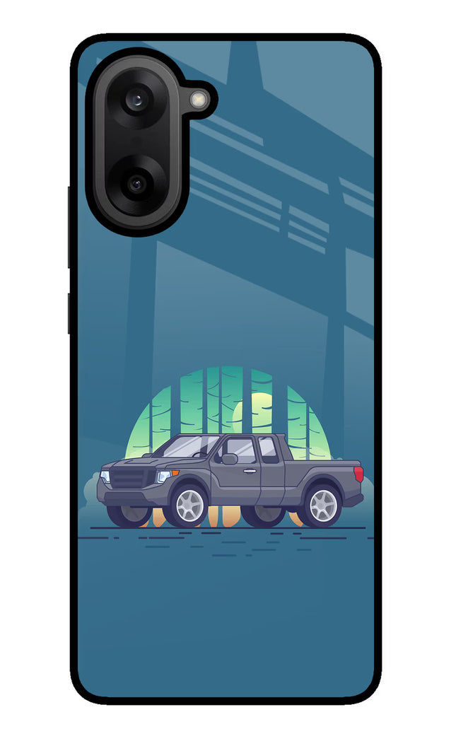 Retro Garage Vibe OnePlus Nord CE5 Glass Case
