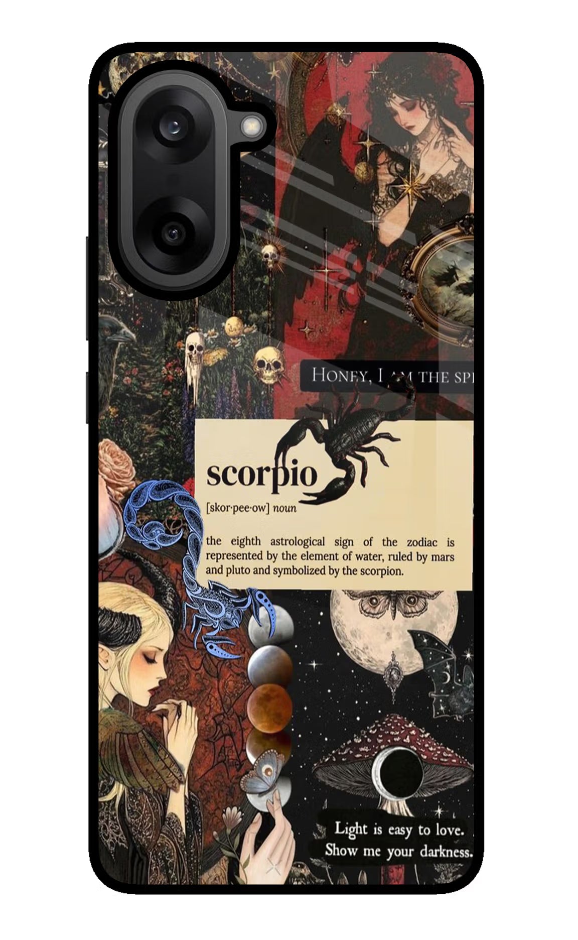 Scorpio Zodiac OnePlus Nord CE5 Glass Case Back Cover by Casekaro