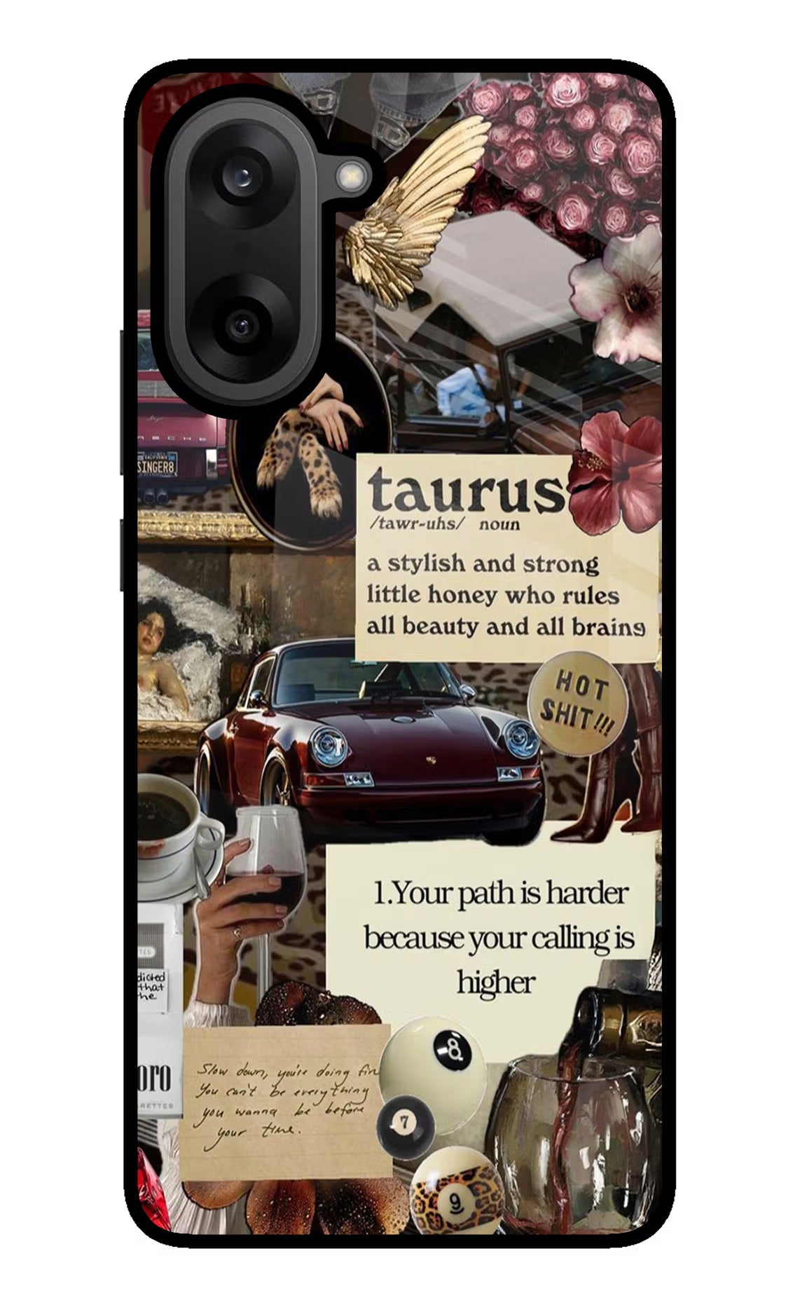 Taurus Zodiac OnePlus Nord CE5 Glass Case Back Cover by Casekaro
