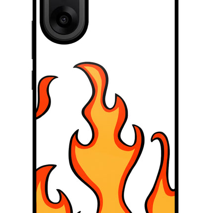 Fired Up – White OnePlus Nord CE5 Glass Case