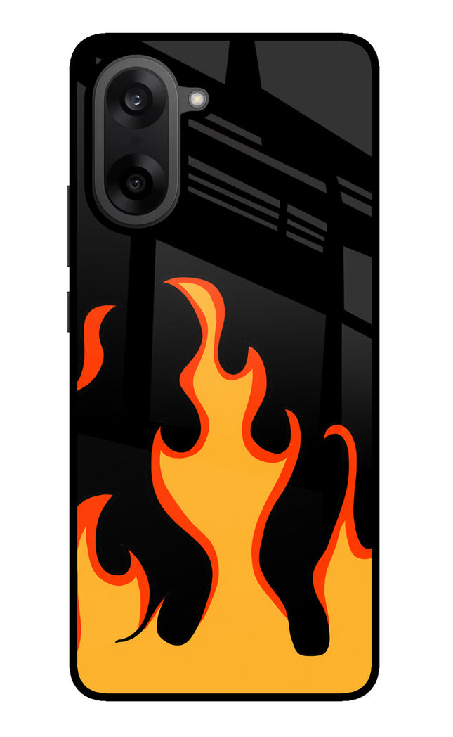 Fired Up – Black OnePlus Nord CE5 Glass Case