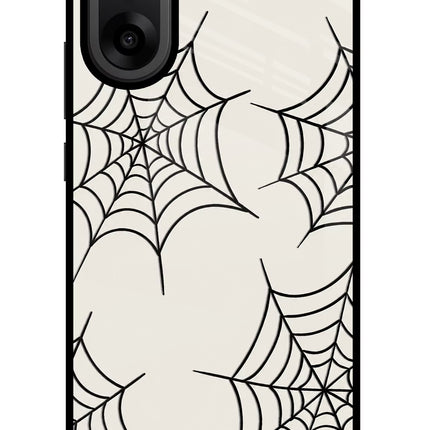 Spider Web OnePlus Nord CE5 Glass Case Back Cover by Casekaro