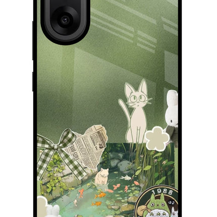 Aesthetic anime OnePlus Nord CE5 Glass Case
