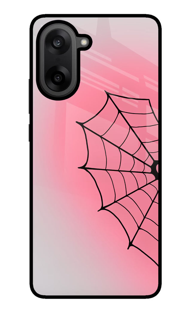 Pink Web OnePlus Nord CE5 Glass Case