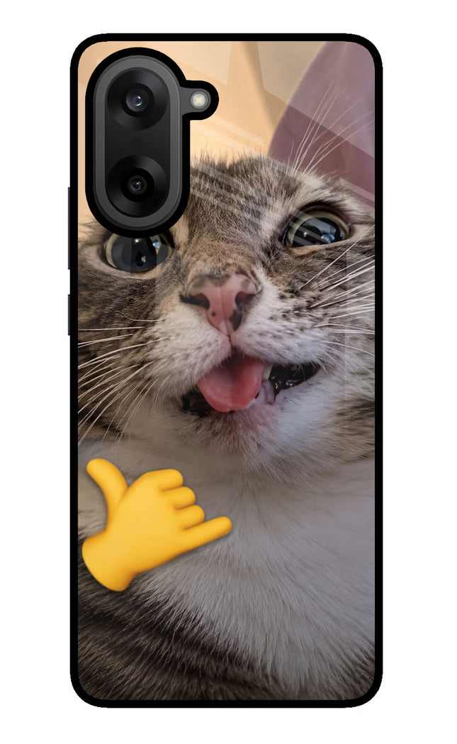 Silly Cat Call OnePlus Nord CE5 Glass Case