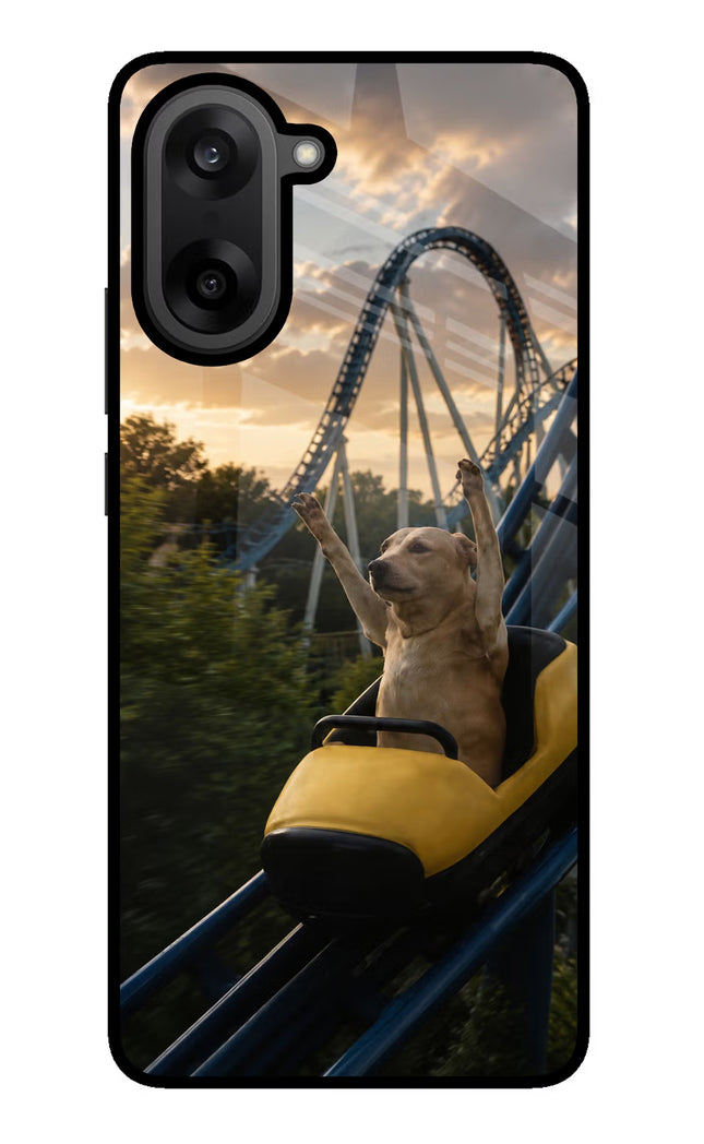 Rollercoaster Dog OnePlus Nord CE5 Glass Case