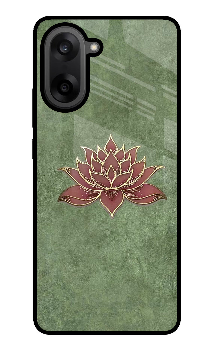 Lotus Grace OnePlus Nord CE5 Back Cover, Glass case