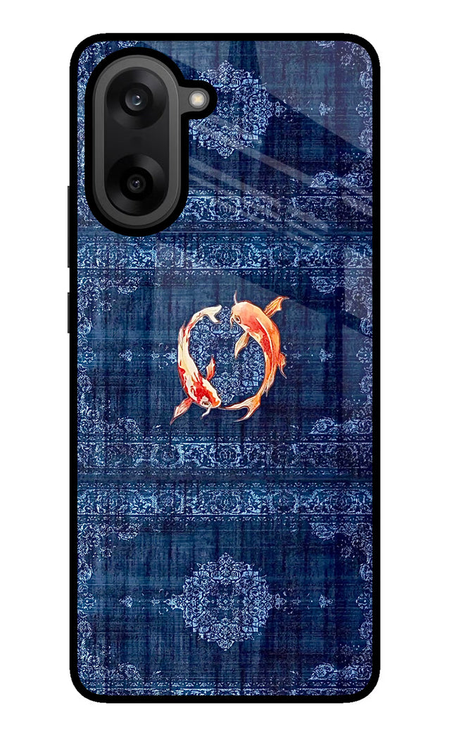 Koi Blue OnePlus Nord CE5 Glass Case