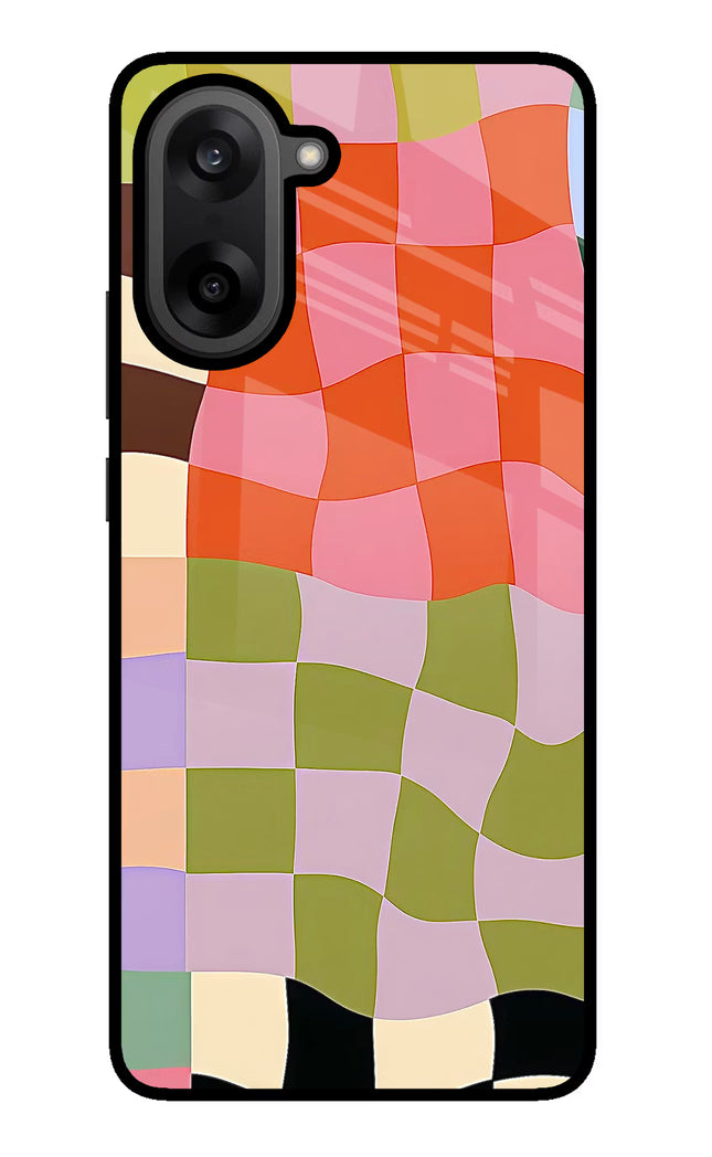 Wavy Grid OnePlus Nord CE5 Glass Case