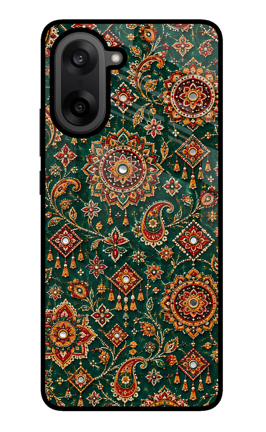 Green Pataka OnePlus Nord CE5 Back Cover, Glass case