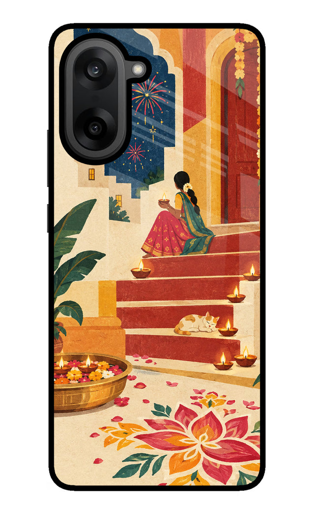 Diwali Rangoli OnePlus Nord CE5 Glass Case