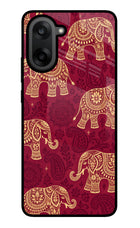 Maroon Elephant OnePlus Nord CE5 Glass Case