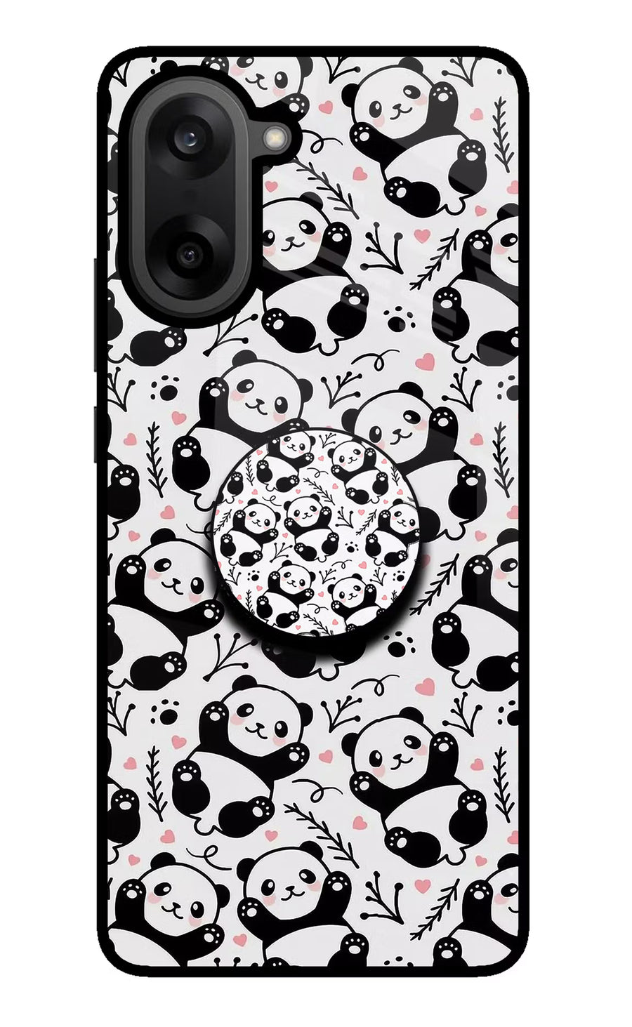 Cute Panda OnePlus Nord CE5 Pop Case, Metal case