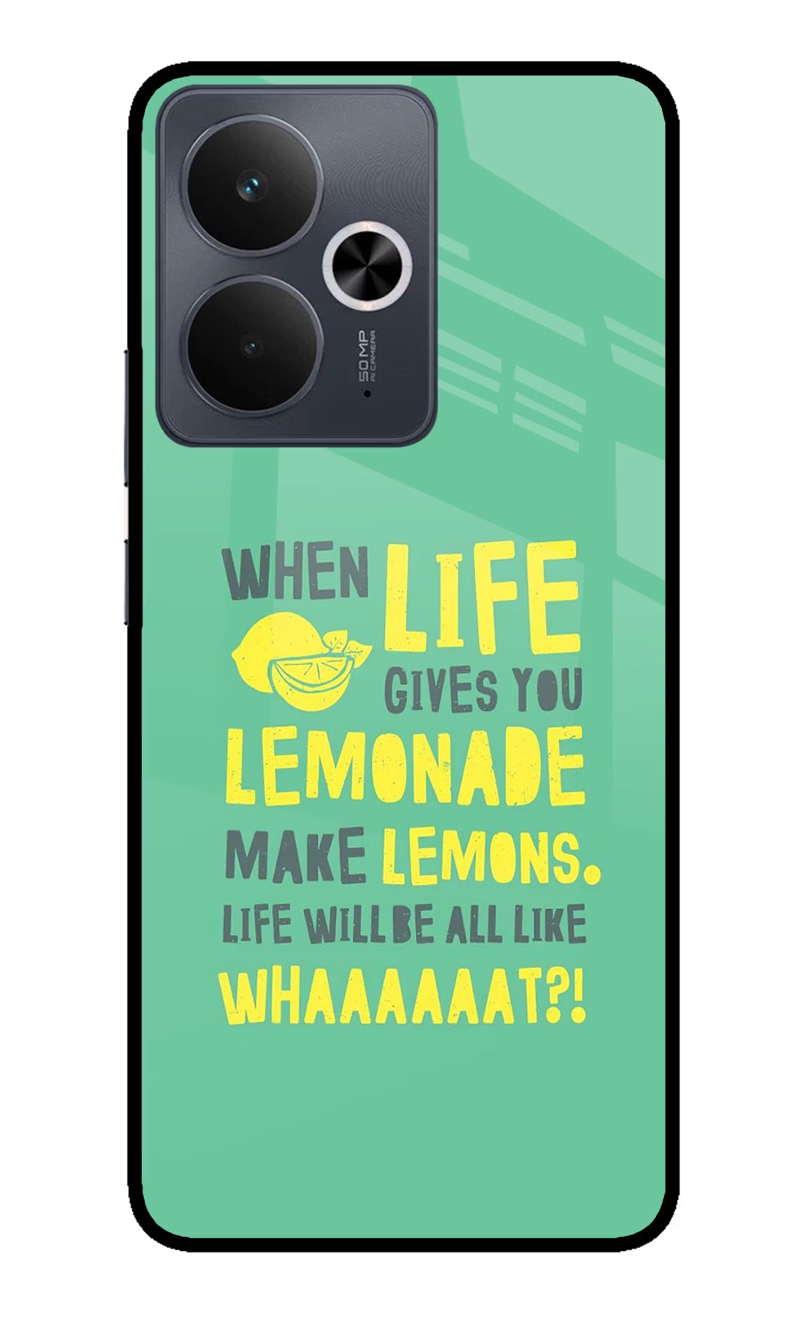 Quote Realme 14T 5G Glass Case