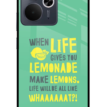 Quote Realme 14T 5G Glass Case Back Cover by Casekaro