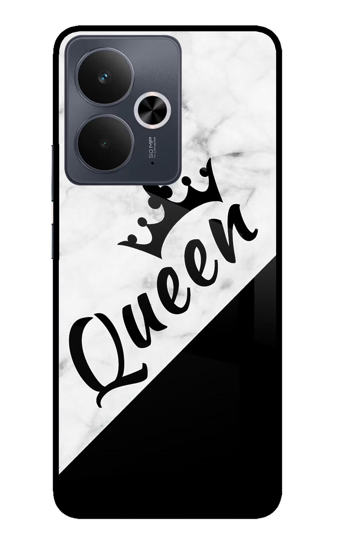 Queen Realme 14T 5G Glass Case