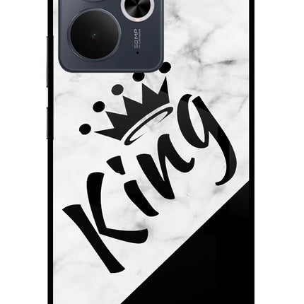 King Realme 14T 5G Glass Case Back Cover by Casekaro