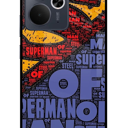 Superman Realme 14T 5G Glass Case Back Cover by Casekaro