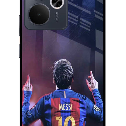 Messi Realme 14T 5G Glass Case Back Cover by Casekaro