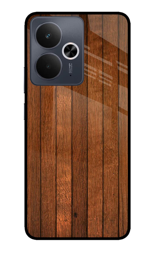 Wooden Artwork Bands Realme 14T 5G Glass Case