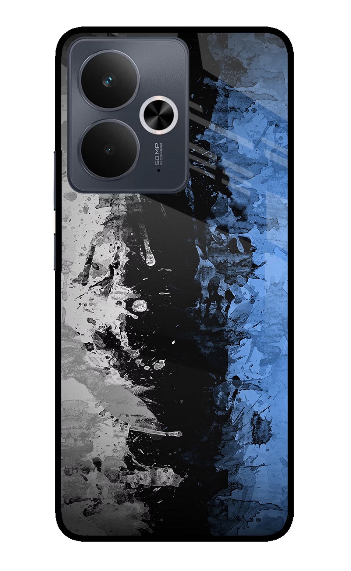 Artistic Design Realme 14T 5G Glass Case Back Cover by Casekaro