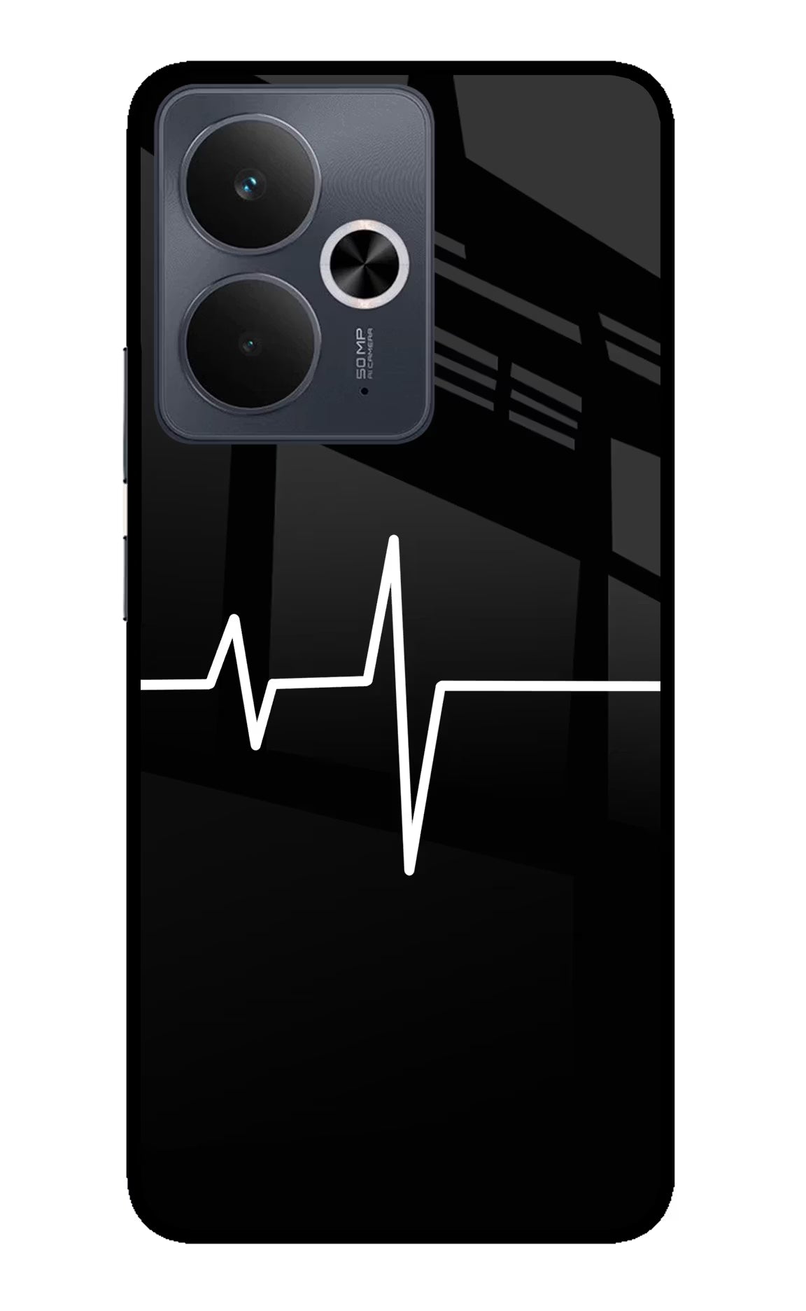 Heart Beats Realme 14T 5G Glass Case