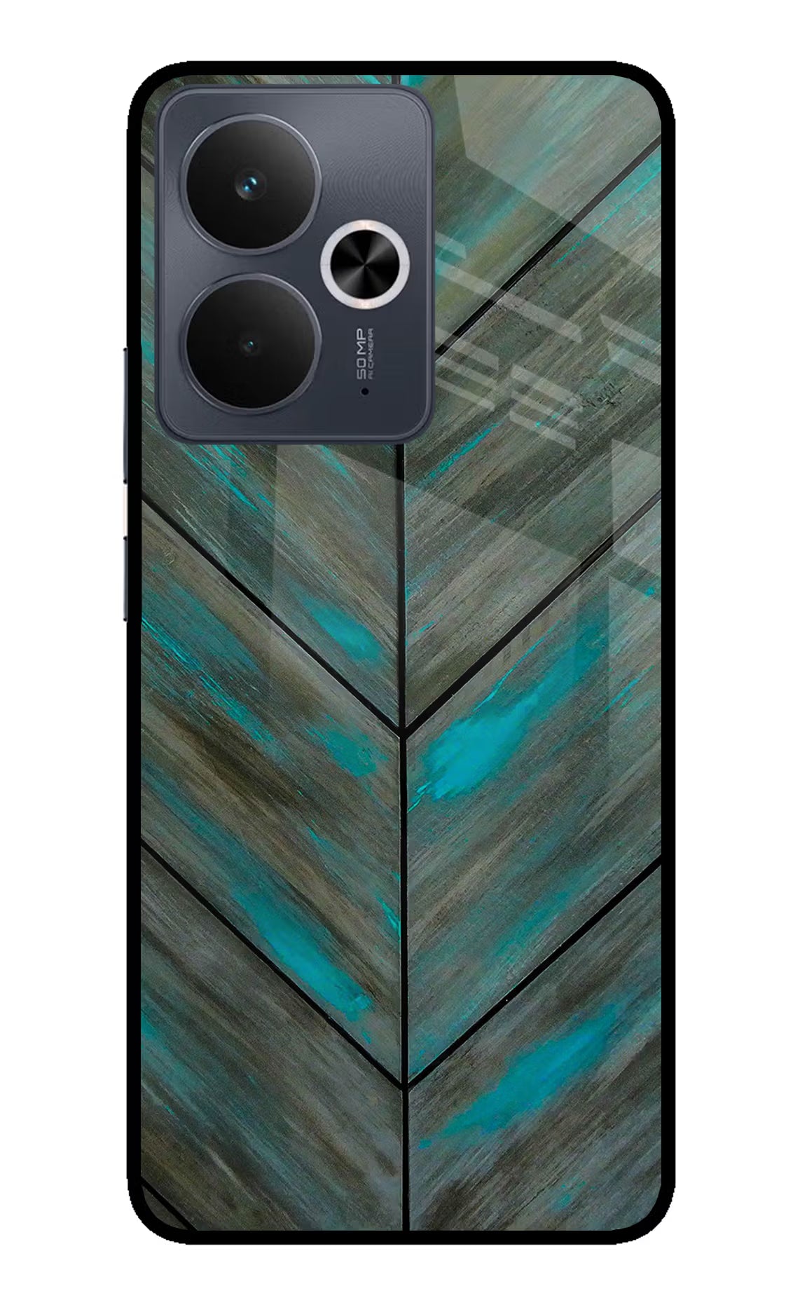 Pattern Realme 14T 5G Glass Case Back Cover by Casekaro