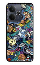 Space Abstract Realme 14T 5G Glass Case