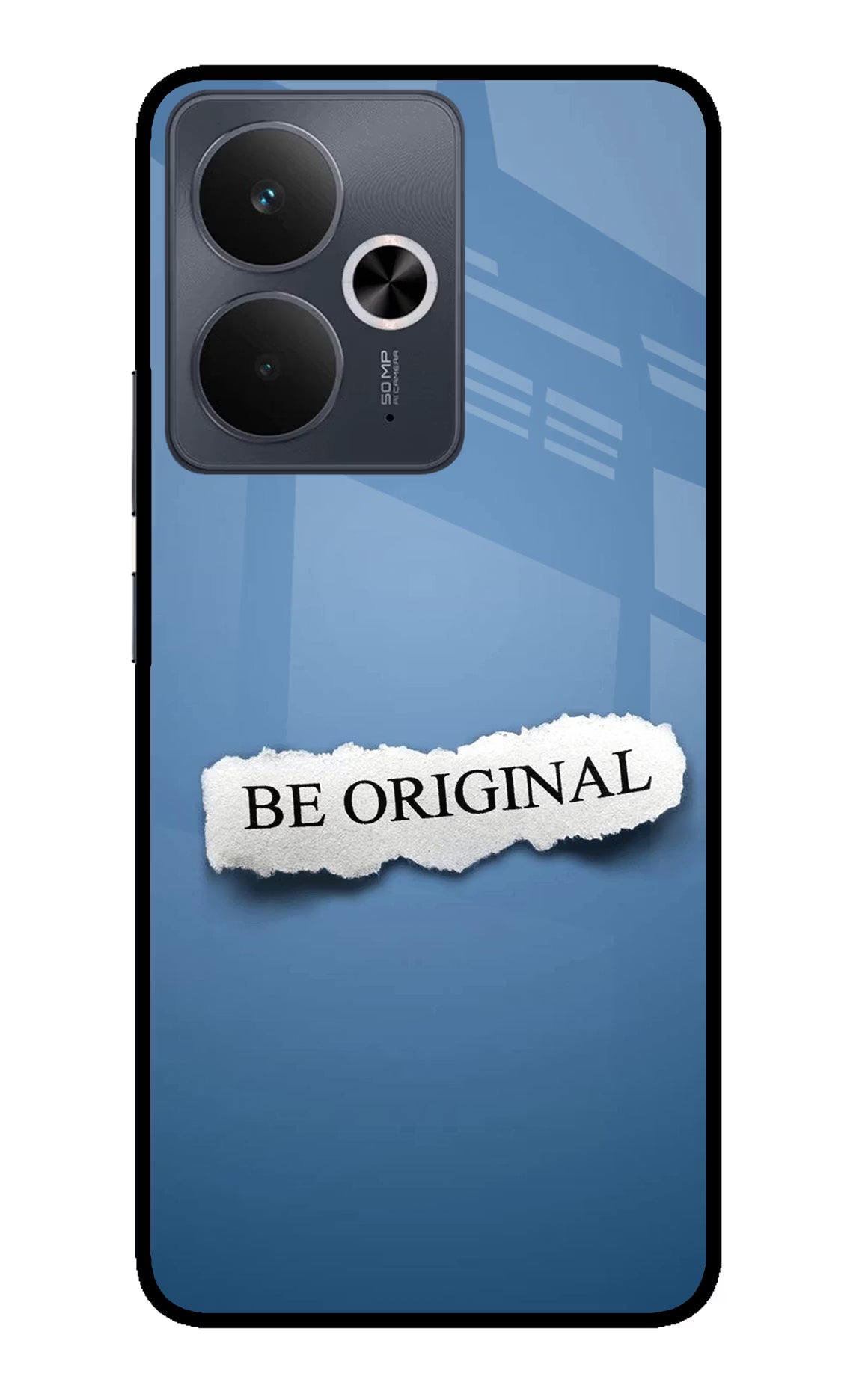 Be Original Realme 14T 5G Glass Case Back Cover by Casekaro