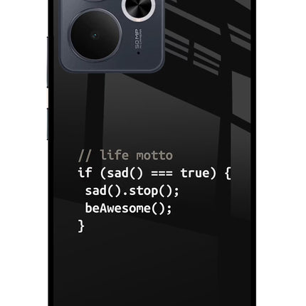 Life Motto Code Realme 14T 5G Glass Case