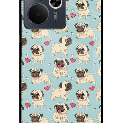Pug Dog Realme 14T 5G Glass Case