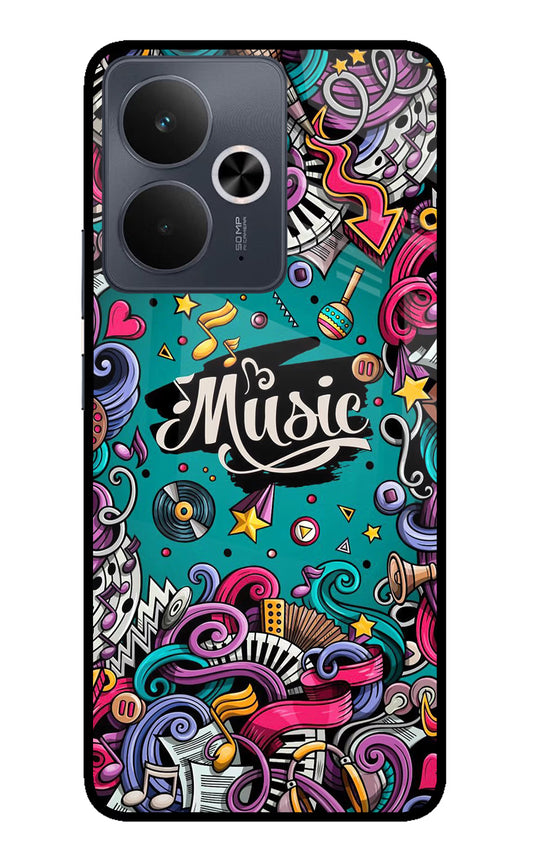 Music Graffiti Realme 14T 5G Glass Case