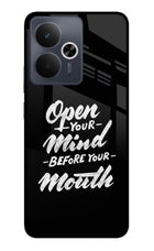 Open Your Mind Before Your Mouth Realme 14T 5G Glass Case